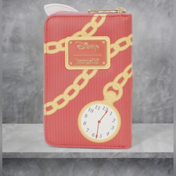 Loungefly Alice In Wonderland White Rabbit Backpack & Wallet Set - Picture 8 of 9